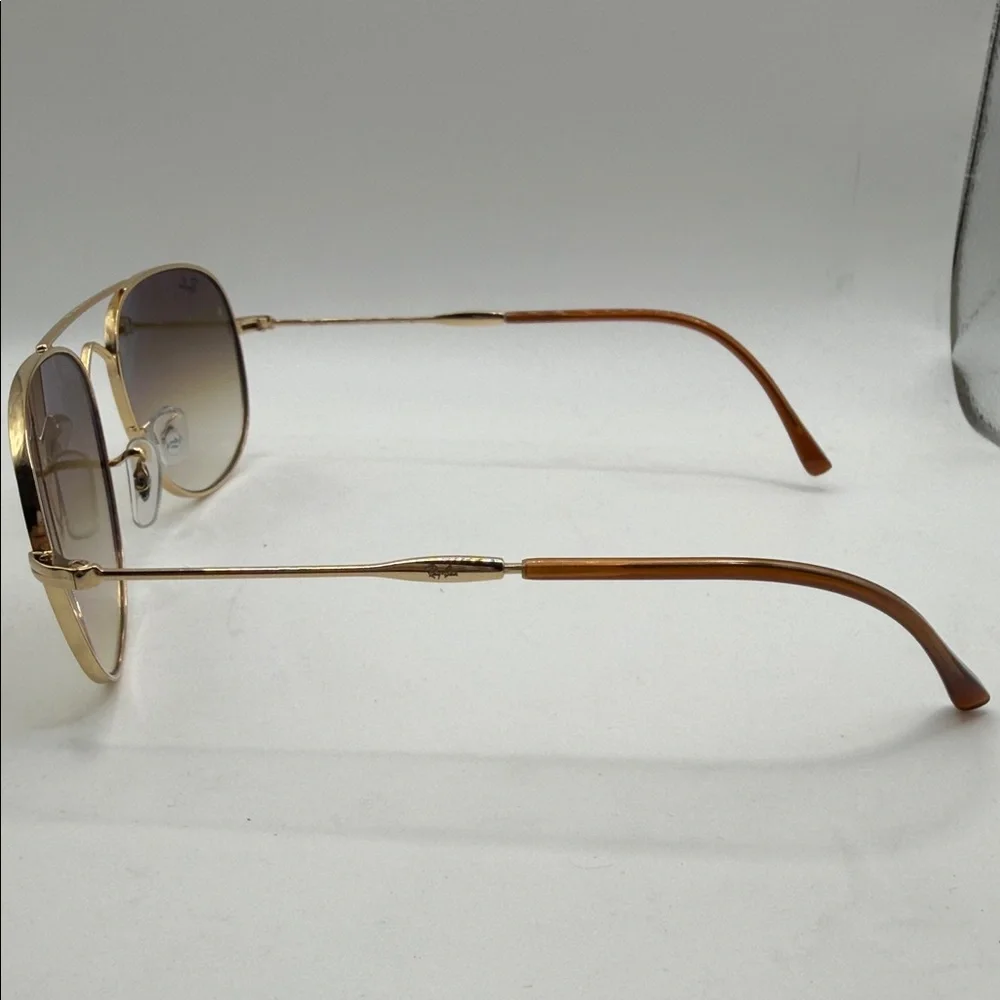 Ray-Ban Gold Frame Sunglasses no case